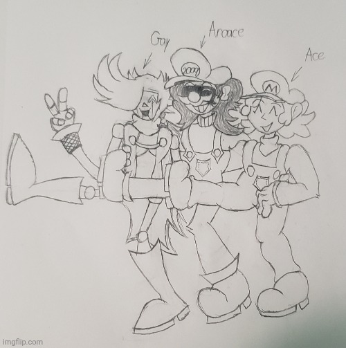 Pride month doodle | image tagged in pride month,horrorbrew,drawing | made w/ Imgflip meme maker
