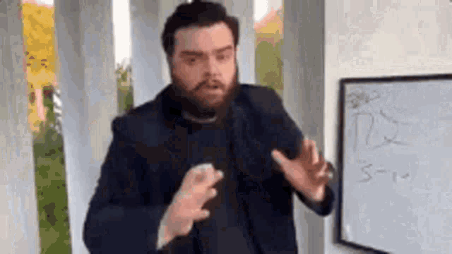Whiteboard yapping meme Blank Meme Template