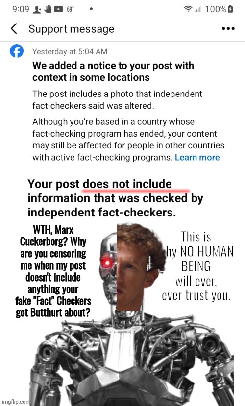 Marx Cuckerborg is inhuman | image tagged in facebook,mark twain | made w/ Imgflip meme maker