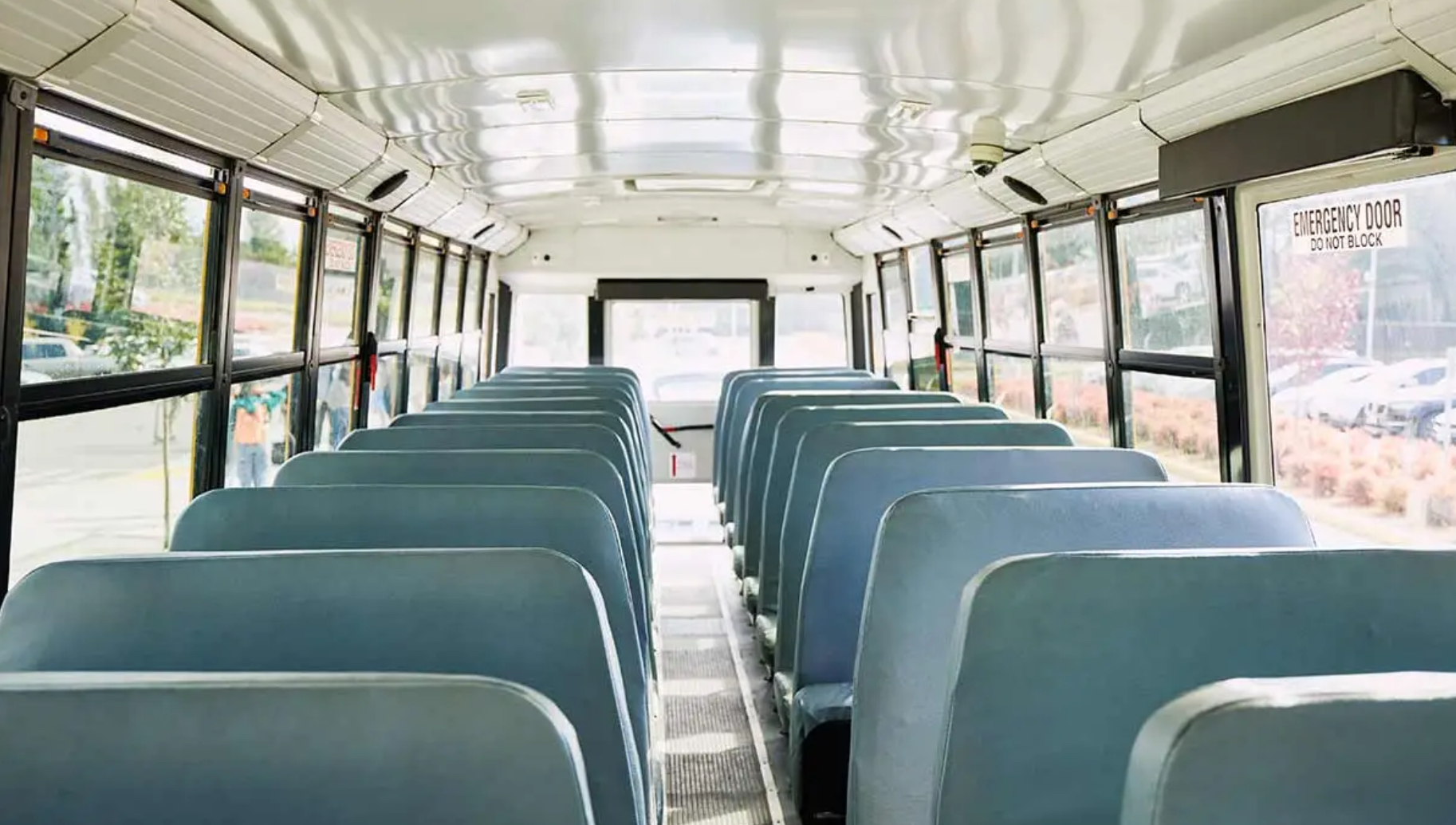 empty school bus Blank Meme Template