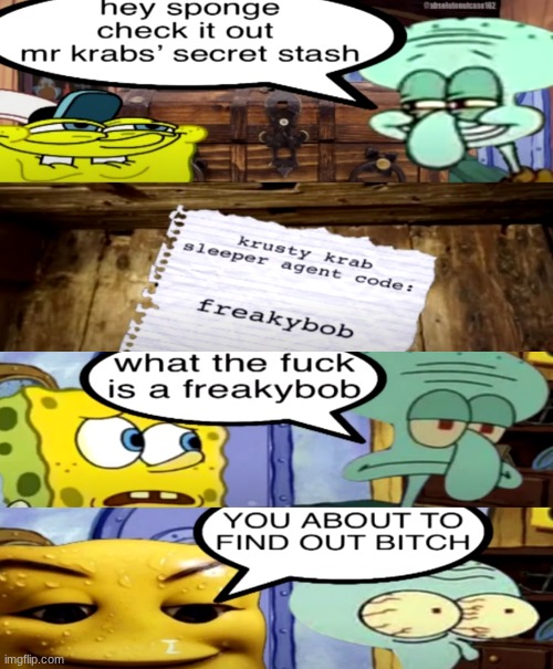 F R E A K Y B O B.mp3 | made w/ Imgflip meme maker
