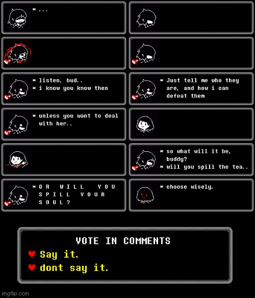 chapter 1 episode 4.5: the decision | made w/ Imgflip meme maker