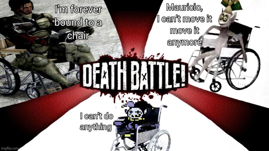 DELTARUNE TOMORROW | image tagged in death battle | made w/ Imgflip meme maker