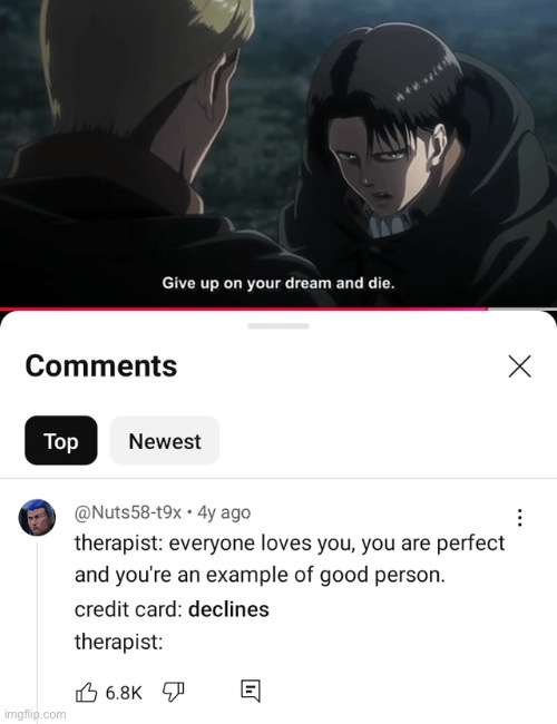 image tagged in aot,levi | made w/ Imgflip meme maker