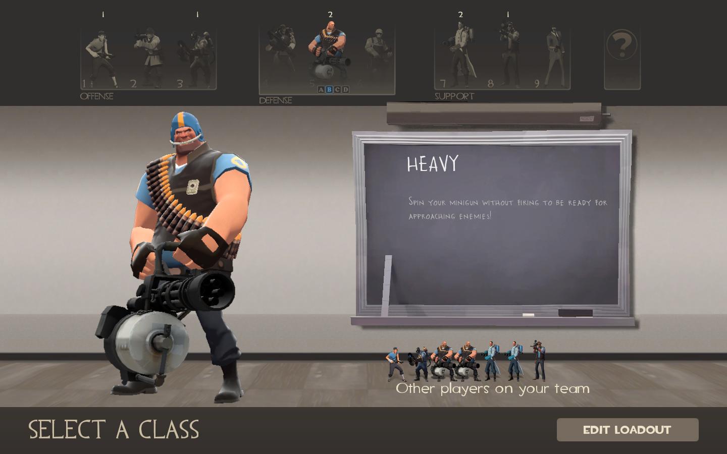 TF2 Class selection Blank Meme Template