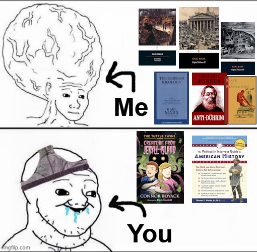 left vs right-wing theory | image tagged in theory,marxism,communism,socialism,conservatism,libertarian | made w/ Imgflip meme maker