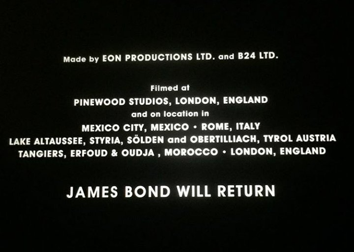 James bond will return Blank Meme Template