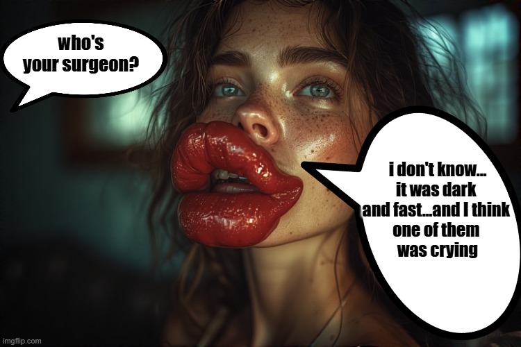 The back alley | who's your surgeon? i don't know...
it was dark 
and fast...and I think 
one of them 
was crying | image tagged in expressliplift,5minsonly,five guys | made w/ Imgflip meme maker