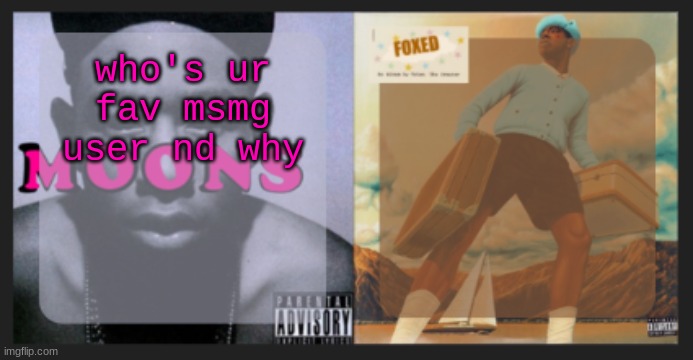 moons and foxed shared temp | who's ur fav msmg user nd why | image tagged in moons and foxed shared temp | made w/ Imgflip meme maker