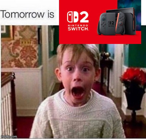 Ohhhy my goddd donkey kong | image tagged in tomorrow is | made w/ Imgflip meme maker