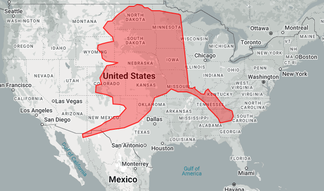 Alaska is bigger than the lower 48 Blank Meme Template