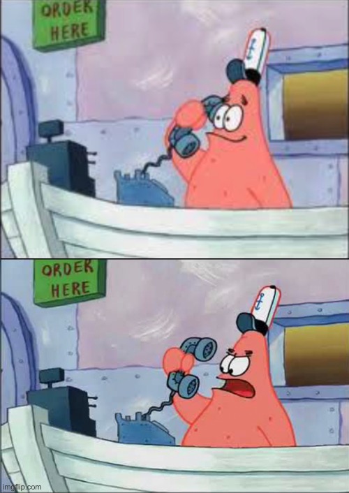 No this is Patrick (Full panel) Blank Meme Template