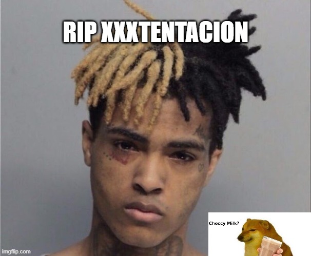 RIP to XXXtentacion | RIP XXXTENTACION | image tagged in xxxtentacion | made w/ Imgflip meme maker