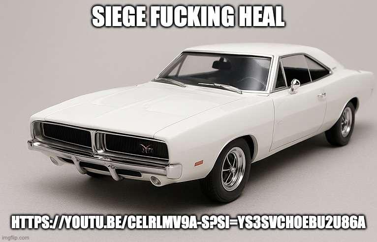 SIEG FUCKING HEIL | SIEGE FUCKING HEAL; HTTPS://YOUTU.BE/CELRLMV9A-S?SI=YS3SVCHOEBU2U86A | image tagged in owu car | made w/ Imgflip meme maker