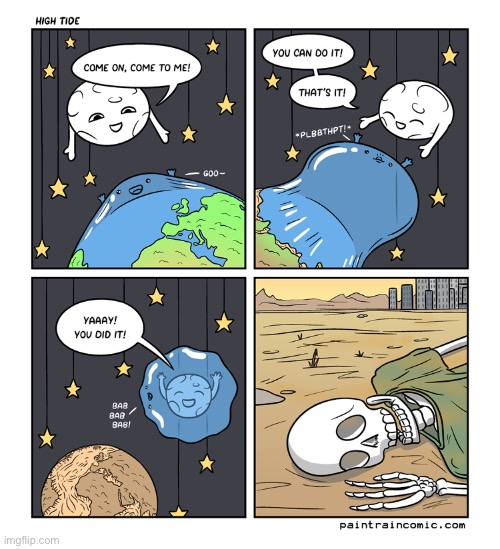 image tagged in comics,paintrain,moon and tide,barren wasteland | made w/ Imgflip meme maker