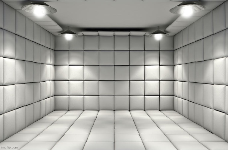 Guys, I found memeus’s house | image tagged in padded cell | made w/ Imgflip meme maker