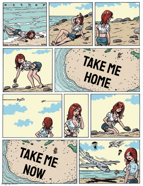 Esther Verkest's Help Sign Blank | TAKE ME
HOME; TAKE ME
NOW | image tagged in esther verkest's help sign blank | made w/ Imgflip meme maker
