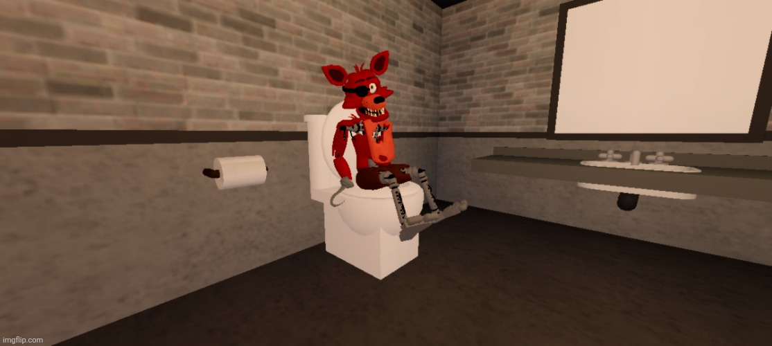 Foxy on the toilet.mp3 | made w/ Imgflip meme maker