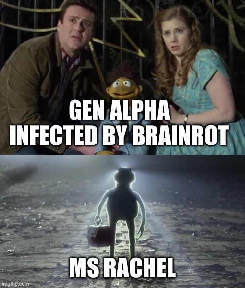 YouTube’s light in the beacon for kids content | GEN ALPHA INFECTED BY BRAINROT; MS RACHEL | image tagged in holy kermit,brainrot,gen alpha,miss rachel,memes | made w/ Imgflip meme maker