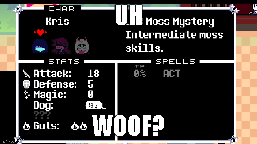 UH; WOOF? | made w/ Imgflip meme maker