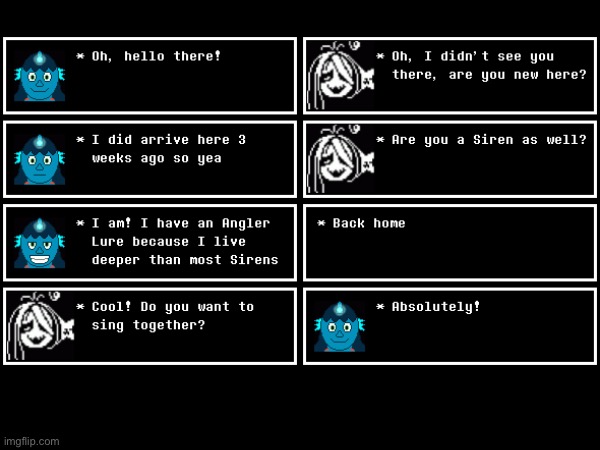 Interaction between Anchor and Shyren | made w/ Imgflip meme maker