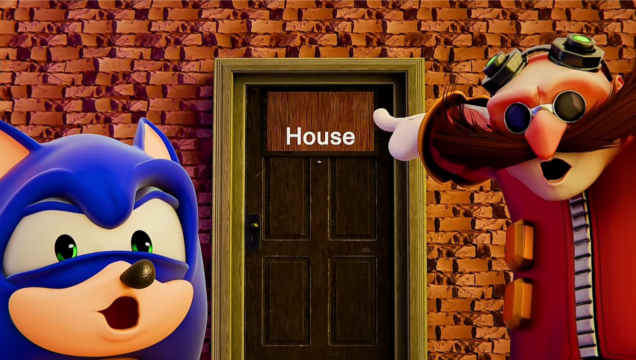 Sonic and Eggman Wojak meme Blank Meme Template