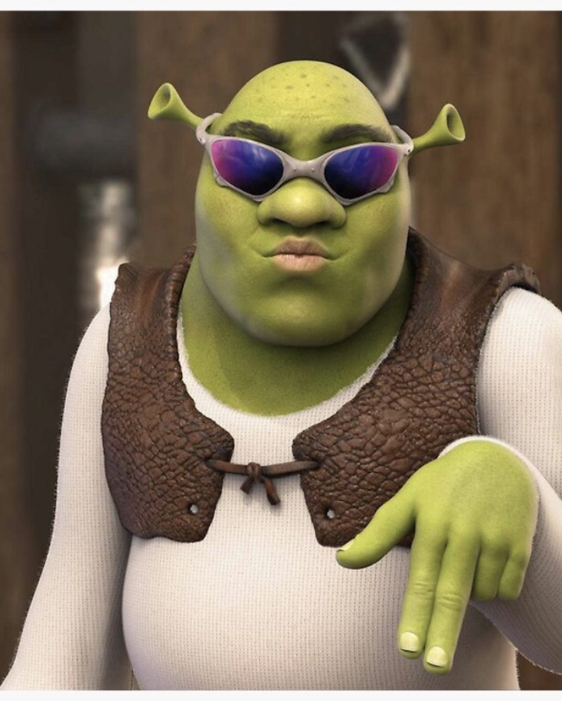 Shrek Sassy Blank Meme Template