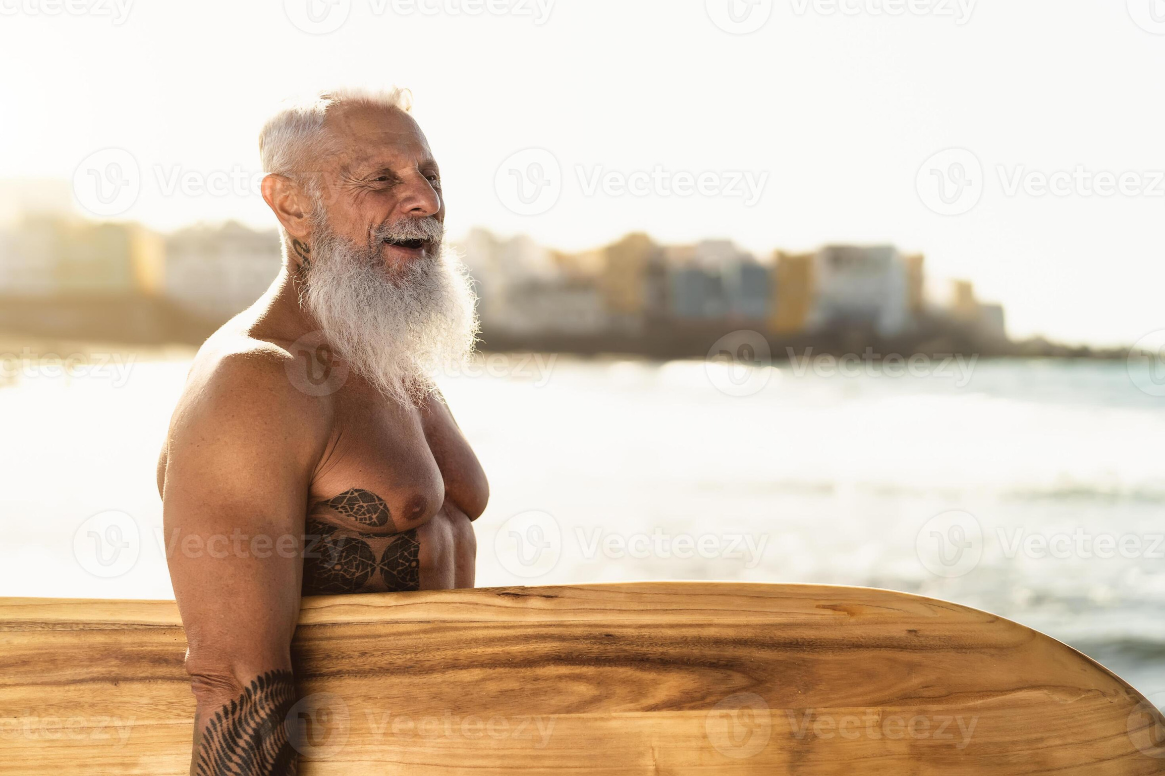 Old Surfer Blank Meme Template