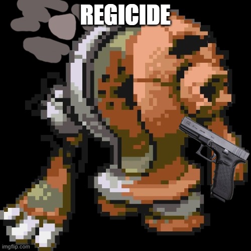 Regirust | REGICIDE | image tagged in regirust | made w/ Imgflip meme maker