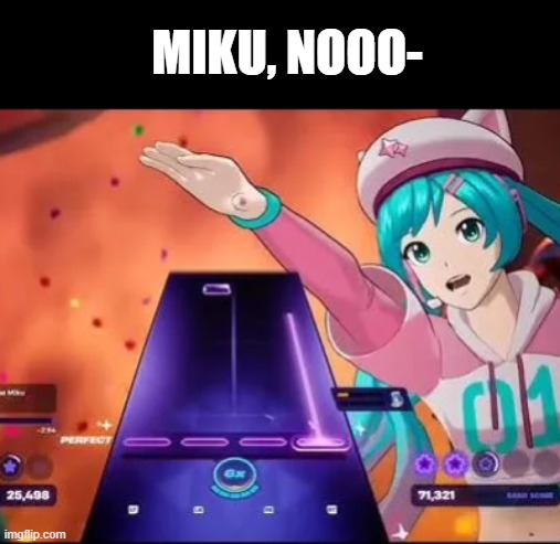 MIKU, NO | MIKU, NOOO- | image tagged in adolf hitler,hatsune miku | made w/ Imgflip meme maker
