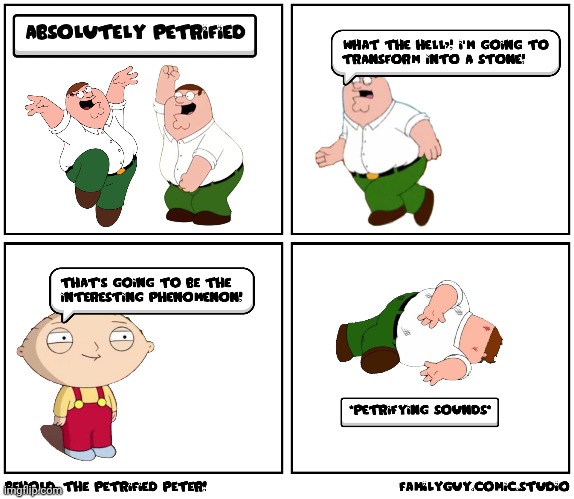 Family Guy Comics Arc | image tagged in family guy,comic studio | made w/ Imgflip meme maker