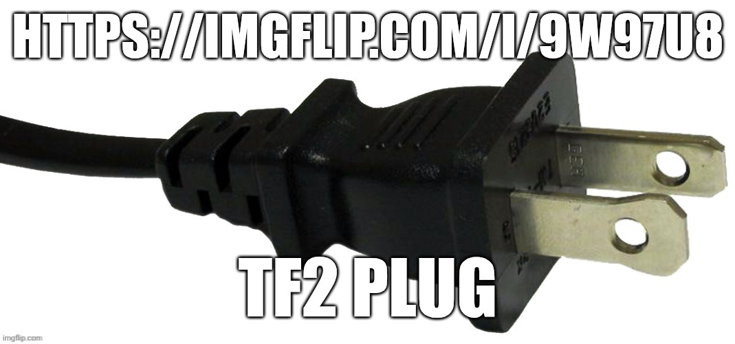 https://imgflip.com/i/9w97u8 | HTTPS://IMGFLIP.COM/I/9W97U8; TF2 PLUG | image tagged in plug | made w/ Imgflip meme maker