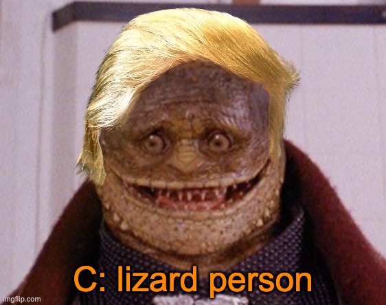 Lizard people | C: lizard person | image tagged in lizard people | made w/ Imgflip meme maker