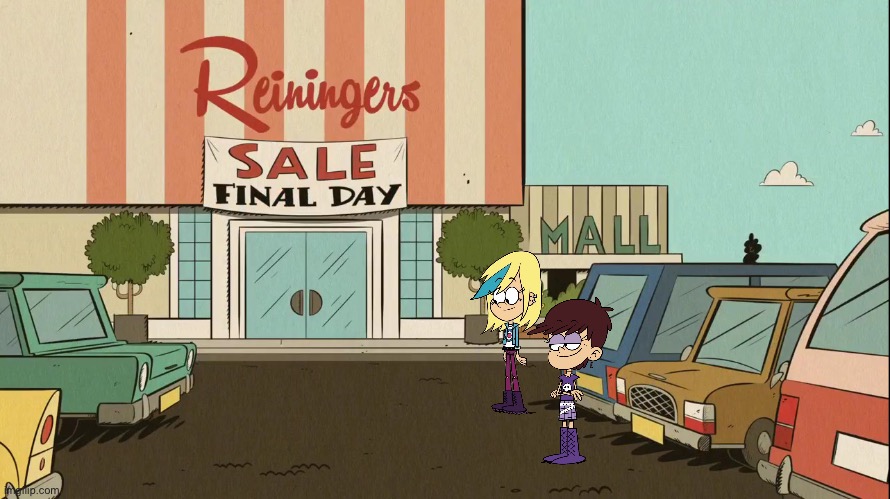 Playing Music at Reiningers | image tagged in the loud house,lgbtq,nickelodeon,music,rock music,mall | made w/ Imgflip meme maker