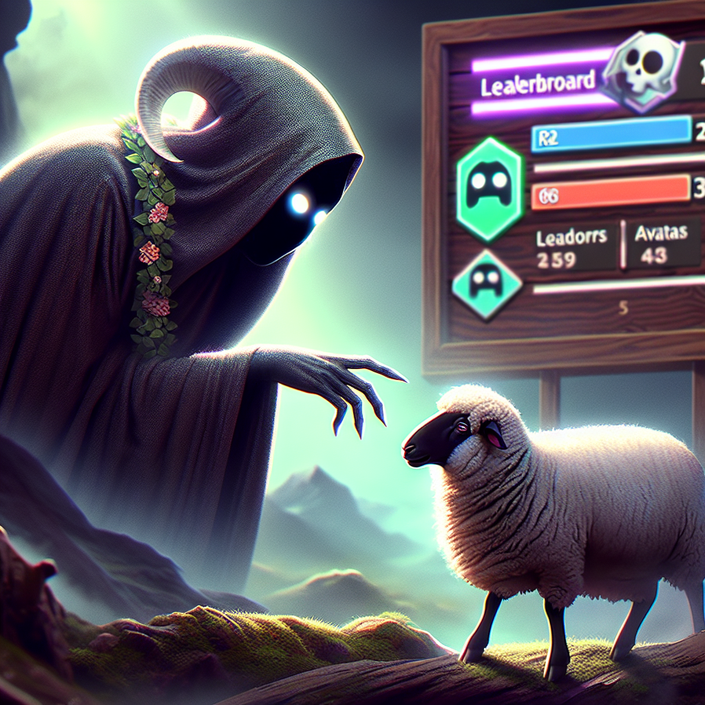 dark soul converting a sheep to join in ranked Blank Meme Template