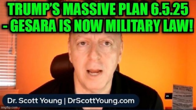 Dr. Scott Young: Trump’s Massive Plan 6.5.25 - GESARA Is Now Military Law! (Video) 