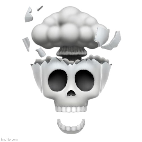 mindblown skull | image tagged in mindblown skull | made w/ Imgflip meme maker