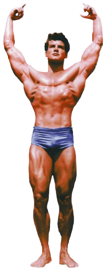 Steve Reeves perfection in the clouds Blank Meme Template
