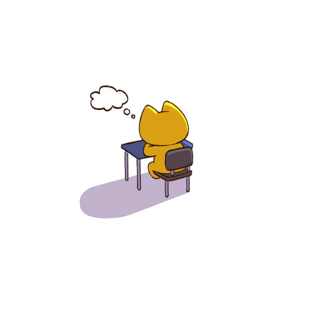 Stoopid Cat Thinking Blank Meme Template