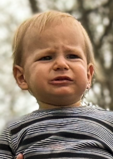 Upset baby Blank Meme Template
