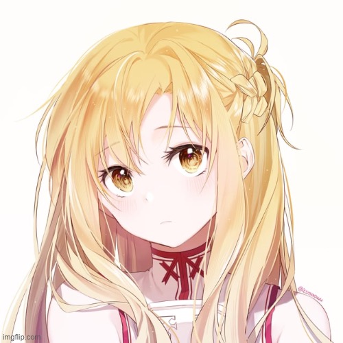 Asuna (credit to U/Dangerous-Singer-853 for making this) | image tagged in fanart,asuna,cute,sword art online,anime,art | made w/ Imgflip meme maker