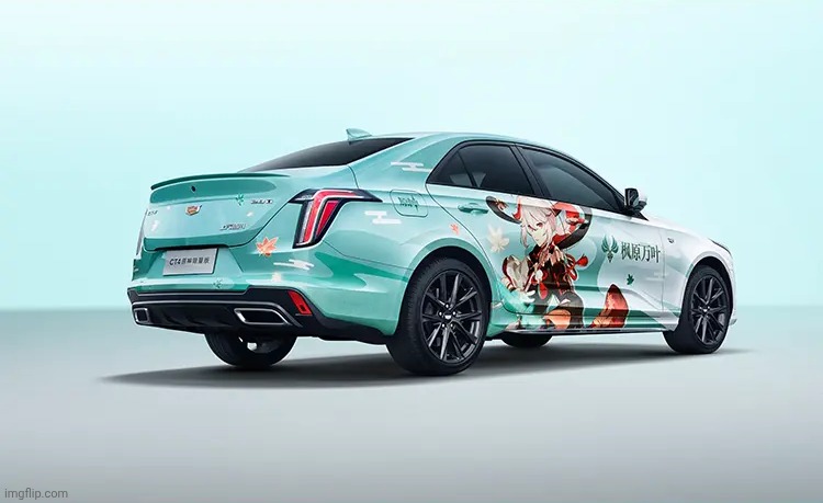 Cadillac CT4 Genshin Impact Kazuha Limited Edition | image tagged in cadillac ct4 genshin impact,cadillac,genshin impact,cars | made w/ Imgflip meme maker