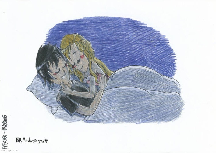 Kirito X Asuna - Cuddling (credit @ FTFTheAdvanceToonist) | image tagged in sword art online,wholesome,cuddling,art,cute,romantic | made w/ Imgflip meme maker