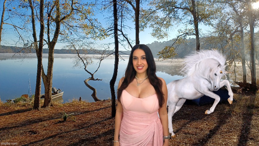 Unicorns Are Her Specialty (Maria Mir) | image tagged in unicorn,girl,mom,instagram,youtube,miami | made w/ Imgflip meme maker