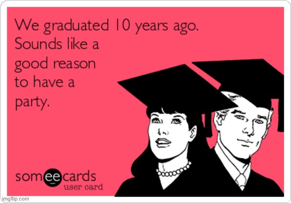 it been a decade | image tagged in cards,words,pictures,meme | made w/ Imgflip meme maker