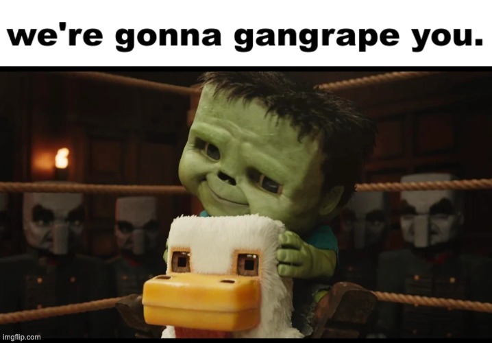 chicken jockey gangrape | image tagged in chicken jockey gangrape | made w/ Imgflip meme maker