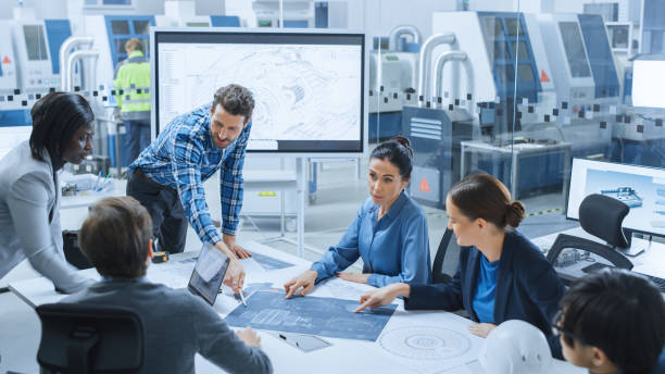 Engineers meeting Blank Meme Template