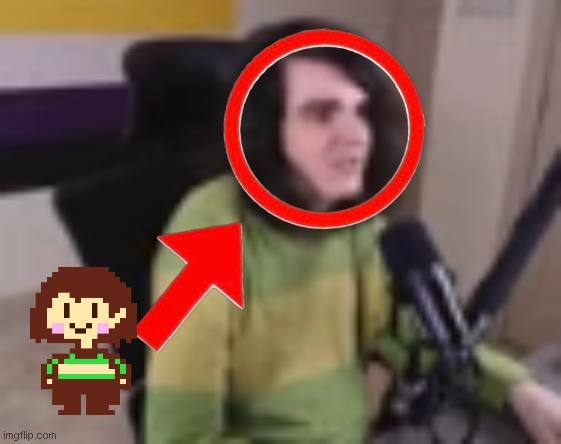 shayy became chara :skull: | made w/ Imgflip meme maker