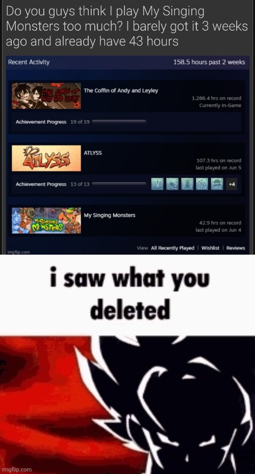 @asspancakes | image tagged in i saw what you deleted | made w/ Imgflip meme maker