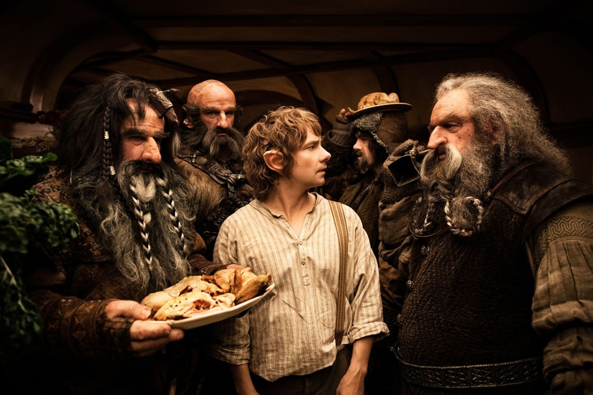 Bilbo and the dwarves Blank Meme Template